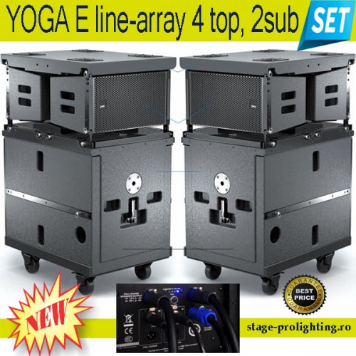 YME YOGA E active line-array 4 top, 2 sub SET YME YOGA E active line-array 4 top, 2 sub SET